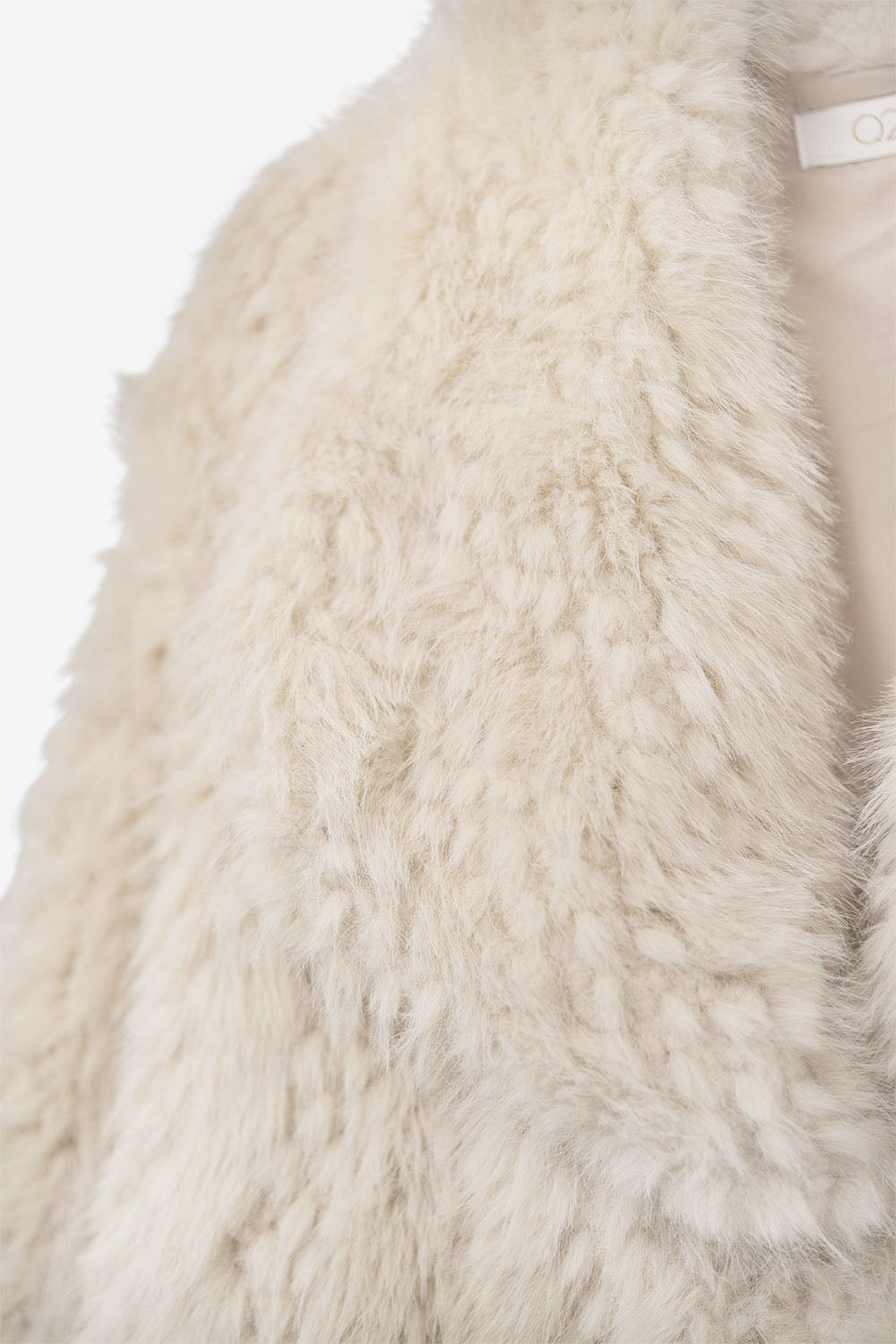Beige Faux Fur Jacket - Premium variable from Tooksie - Just $129.90! Shop now at Tooksie