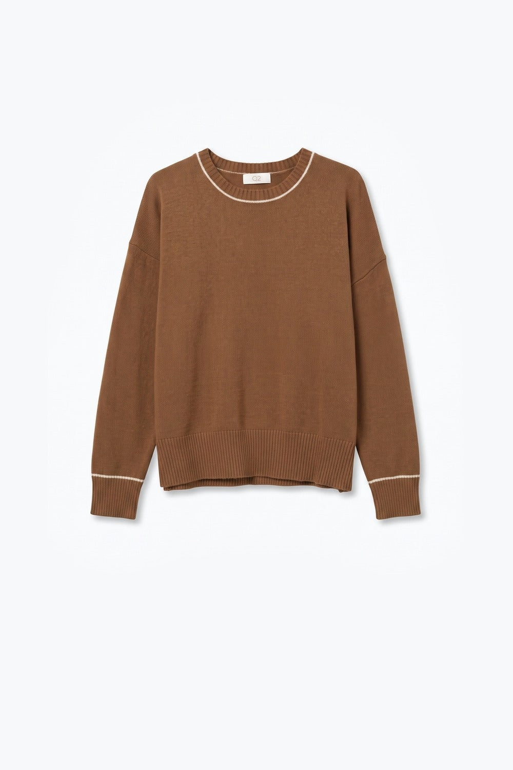Camel Crew Neck Sweater - Premium simple from Tooksie - Just $59.90! Shop now at Tooksie