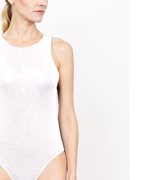 Bamboo Halter Neck Bodysuit - Premium variable from Tooksie - Just $31.99! Shop now at Tooksie