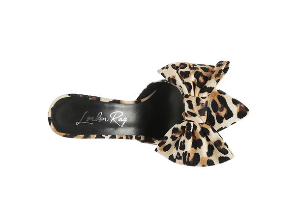 Leopard Print Stiletto Mules - Premium from Tooksie - Just $47.99! Shop now at Tooksie