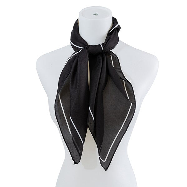 Classic Satin Stripe Scarf - Premium variable from Tooksie - Just $8.99! Shop now at Tooksie