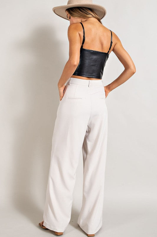 Straight Leg Trousers - Premium variable from Tooksie - Just $39.99! Shop now at Tooksie