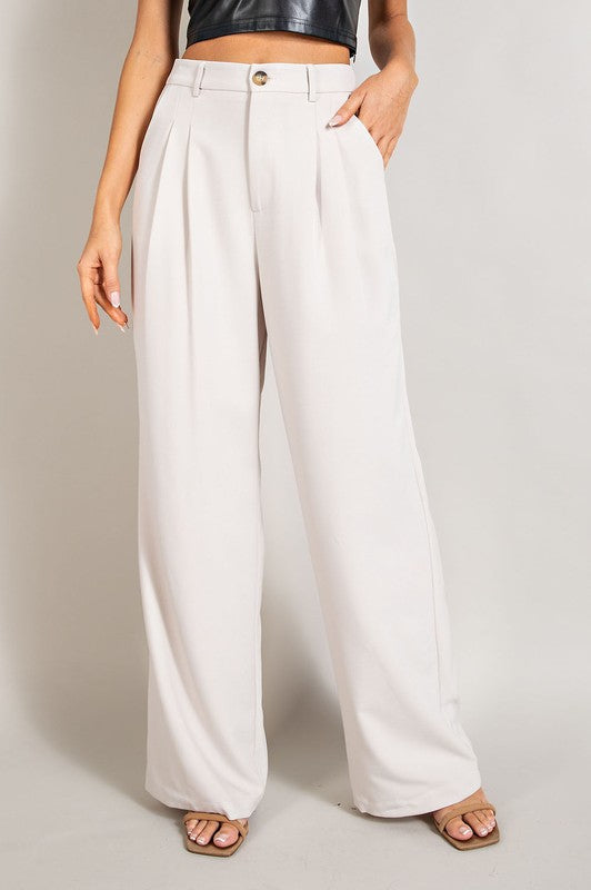 Straight Leg Trousers - Premium variable from Tooksie - Just $39.99! Shop now at Tooksie