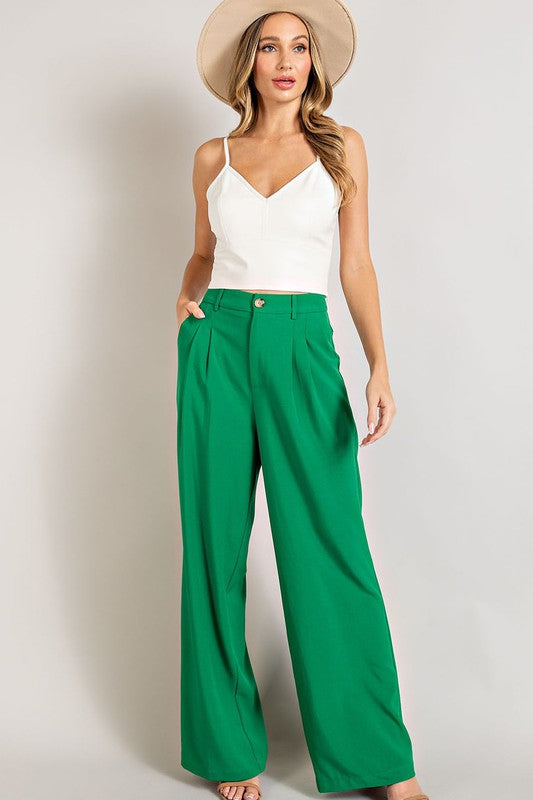 Straight Leg Trousers - Premium variable from Tooksie - Just $39.99! Shop now at Tooksie