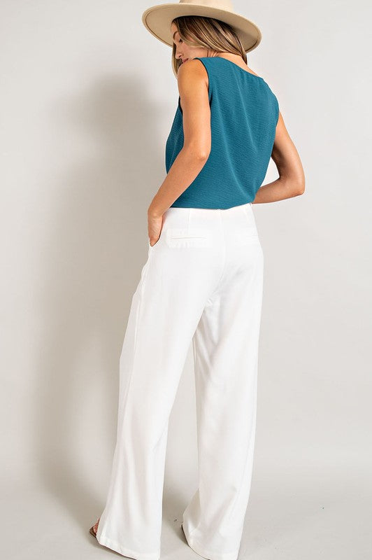 Straight Leg Trousers - Premium variable from Tooksie - Just $39.99! Shop now at Tooksie