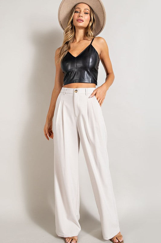 Straight Leg Trousers - Premium variable from Tooksie - Just $39.99! Shop now at Tooksie