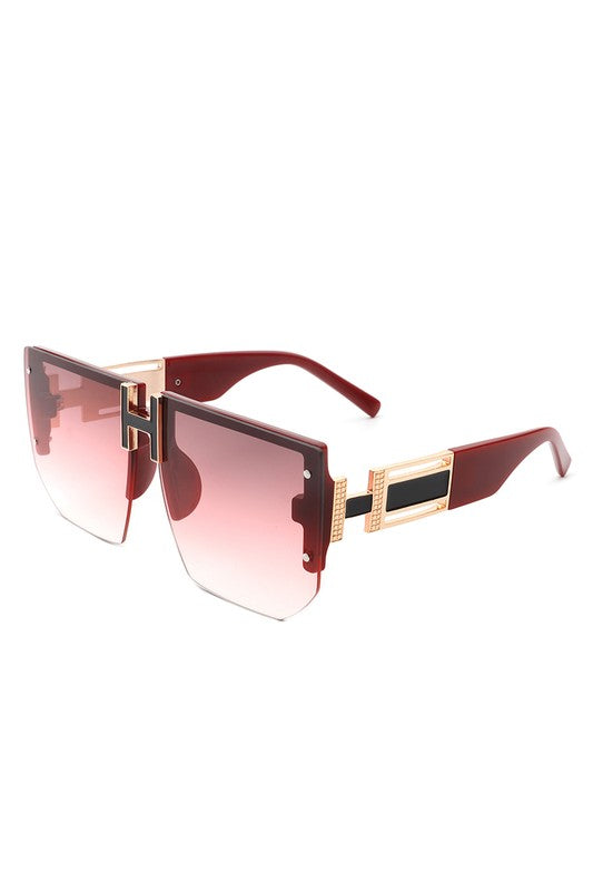 Square Oversize Flat Top Sunglasses - Premium variable from Tooksie - Just $13.99! Shop now at Tooksie