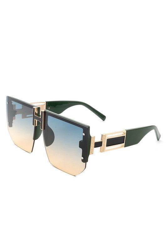 Square Oversize Flat Top Sunglasses - Premium variable from Tooksie - Just $13.99! Shop now at Tooksie