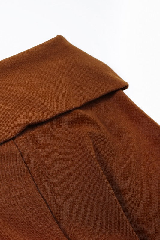 High waisted hip lifting flared Leggings - Premium variable from Tooksie - Just $44.99! Shop now at Tooksie