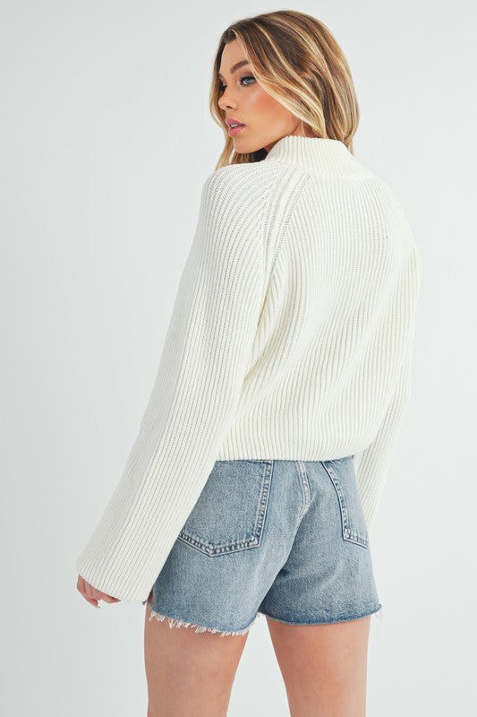 Half-Zip Sweater - Premium variable from Tooksie - Just $57.99! Shop now at Tooksie