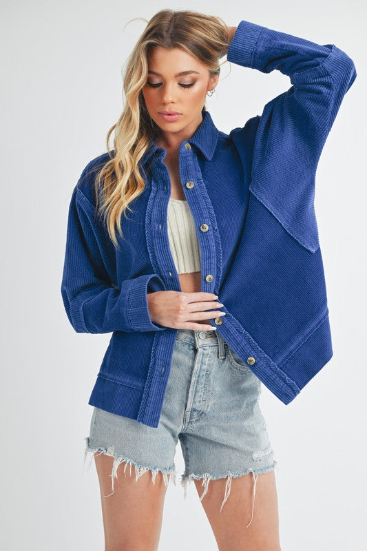 Corduroy Jacket - Premium variable from Tooksie - Just $72.99! Shop now at Tooksie