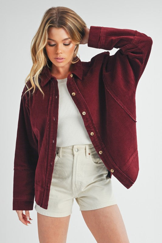 Corduroy Jacket - Premium variable from Tooksie - Just $72.99! Shop now at Tooksie