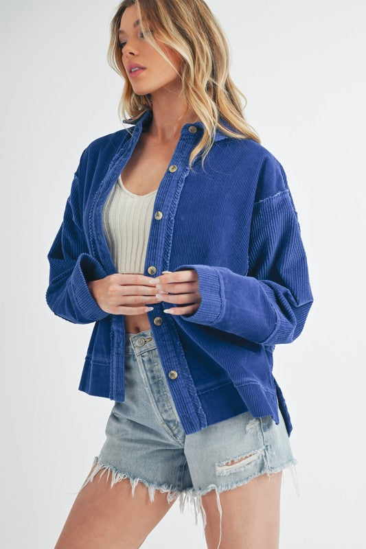 Corduroy Jacket - Premium variable from Tooksie - Just $72.99! Shop now at Tooksie