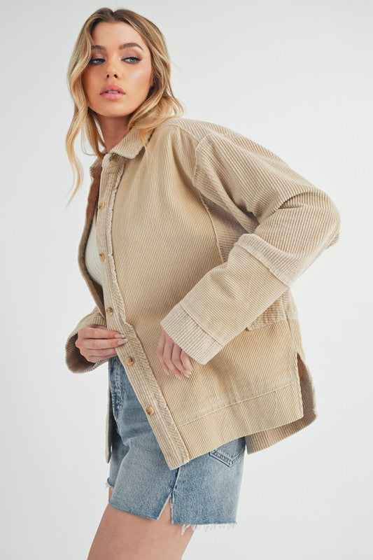 Corduroy Jacket - Premium variable from Tooksie - Just $72.99! Shop now at Tooksie