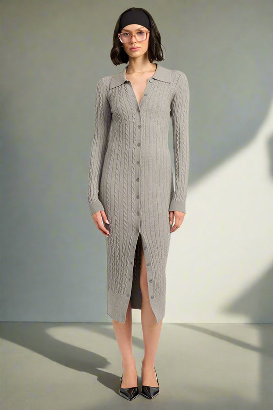 Cable Knit Dress - Premium variable from Tooksie - Just $69.99! Shop now at Tooksie