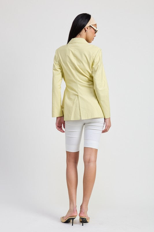 Belted Blazer - Premium variable from Tooksie - Just $94.99! Shop now at Tooksie