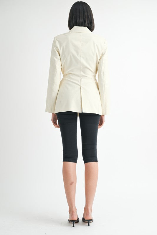Belted Blazer - Premium variable from Tooksie - Just $94.99! Shop now at Tooksie