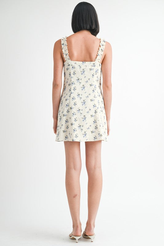 MINI RUFFLE BOW TIE DRESS - Premium from Emory Park - Just $56.99! Shop now at Tooksie