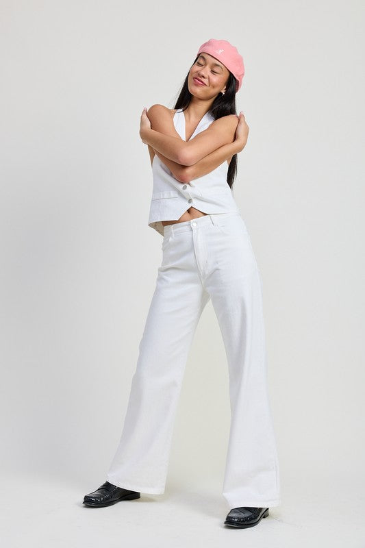 Wide Leg Jeans - Premium variable from Tooksie - Just $67.99! Shop now at Tooksie