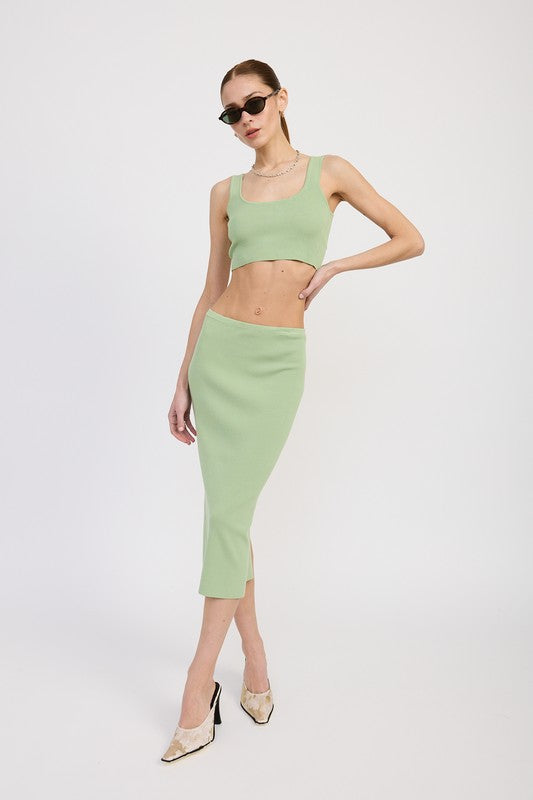 Midi Pencil Skirt - Premium variable from Tooksie - Just $55.99! Shop now at Tooksie