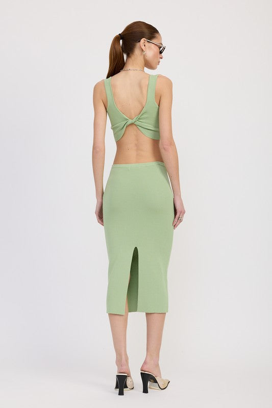 Midi Pencil Skirt - Premium variable from Tooksie - Just $55.99! Shop now at Tooksie