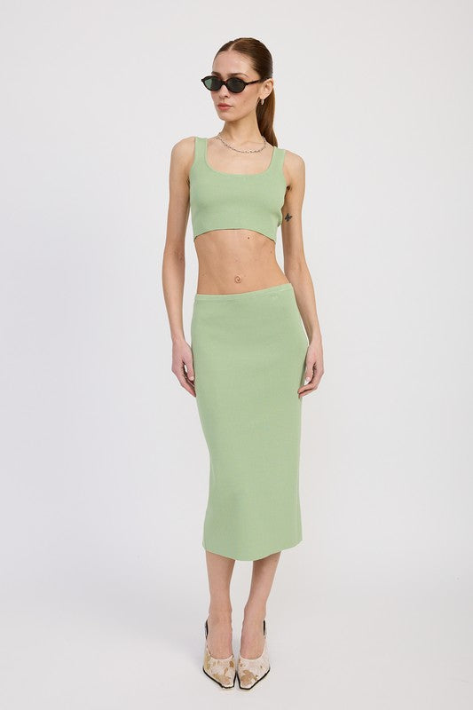 Midi Pencil Skirt - Premium variable from Tooksie - Just $55.99! Shop now at Tooksie