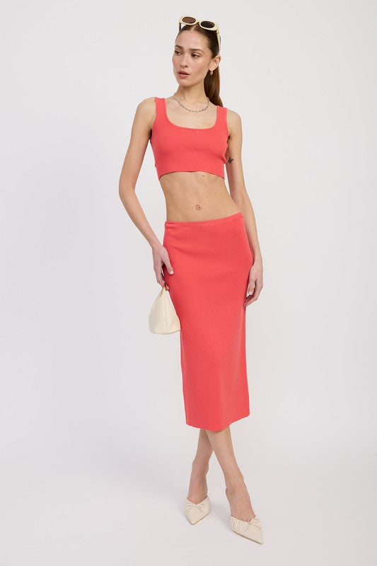 Midi Pencil Skirt - Premium variable from Tooksie - Just $55.99! Shop now at Tooksie