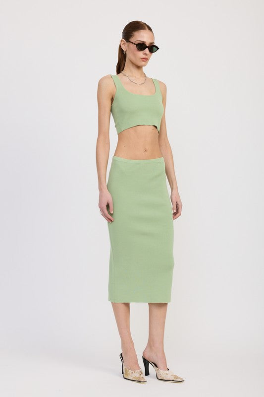Midi Pencil Skirt - Premium variable from Tooksie - Just $55.99! Shop now at Tooksie