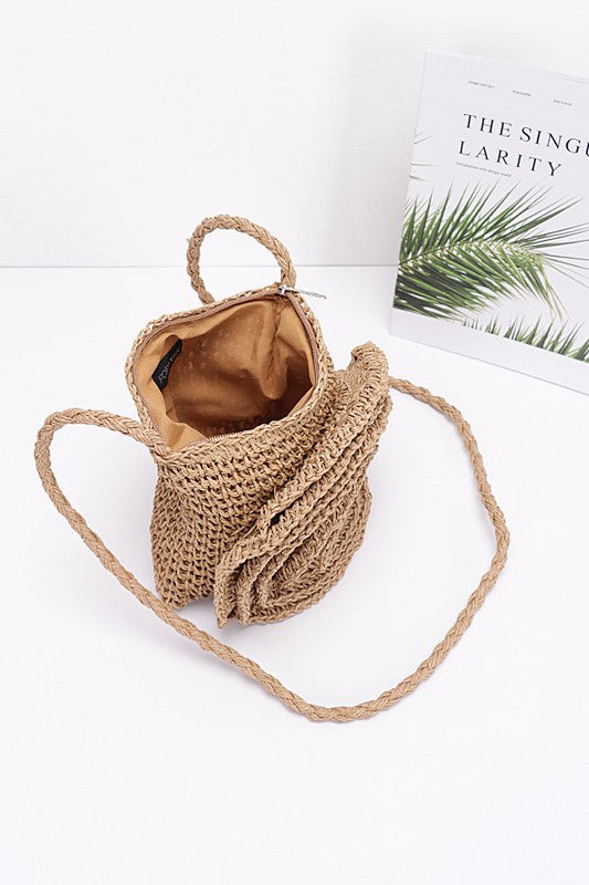 Woven Texture Crossbody Bag - Premium variable from Tooksie - Just $34.99! Shop now at Tooksie