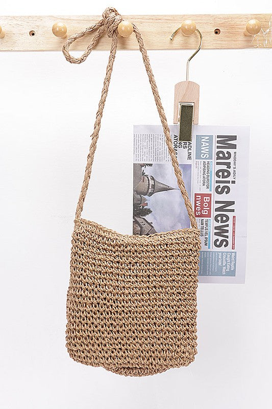 Woven Texture Crossbody Bag - Premium variable from Tooksie - Just $34.99! Shop now at Tooksie