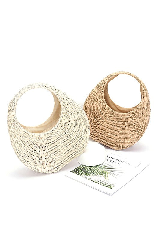 Basket Weave Moon Bag - Premium variable from Tooksie - Just $45.99! Shop now at Tooksie
