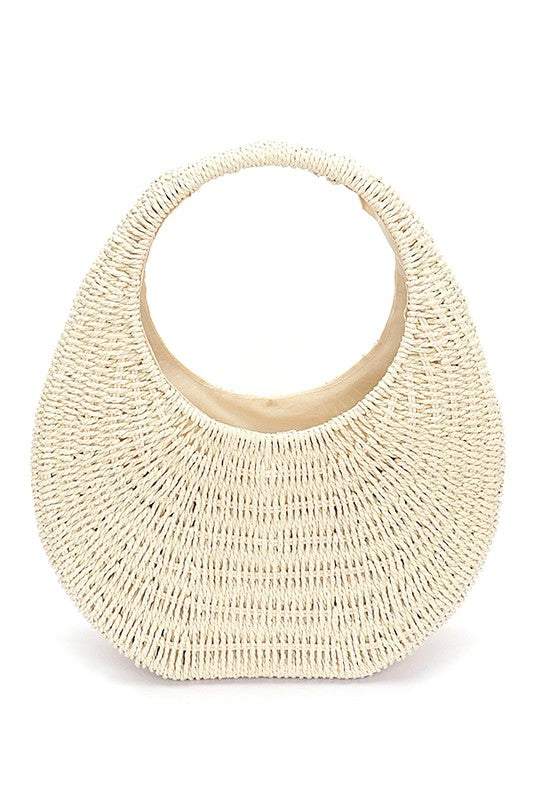 Basket Weave Moon Bag - Premium variable from Tooksie - Just $45.99! Shop now at Tooksie