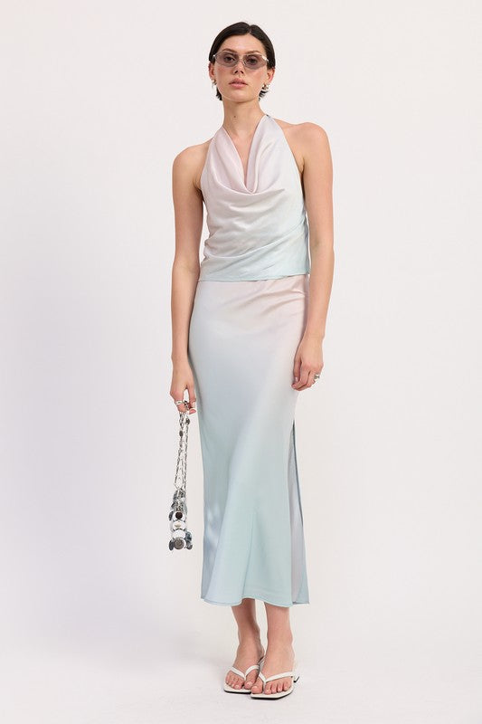 Bias Maxi Skirt - Premium variable from Tooksie - Just $57.99! Shop now at Tooksie