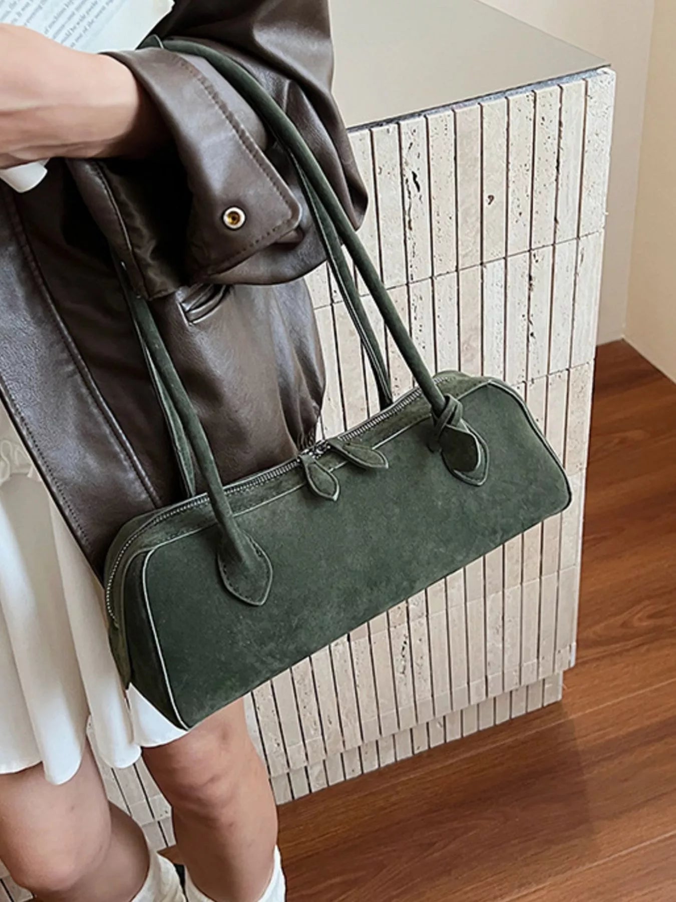 Soft Oblong Shoulder Bag - Premium variable from Tooksie - Just $39.99! Shop now at Tooksie