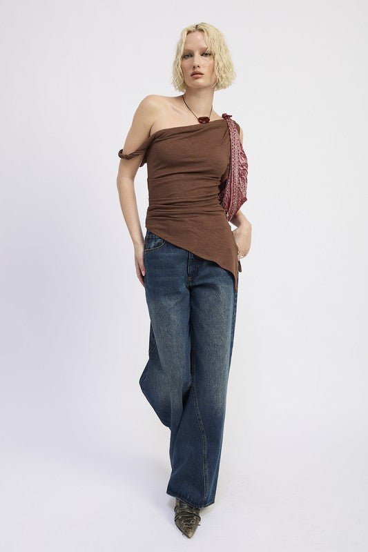 Wide Leg Jeans - Premium variable from Tooksie - Just $80.99! Shop now at Tooksie