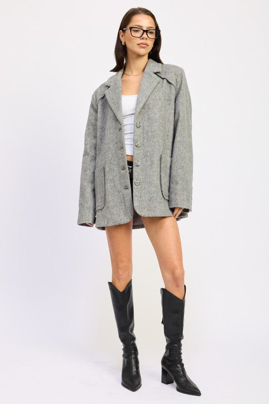 Oversized Jacket - Premium variable from Tooksie - Just $93.99! Shop now at Tooksie