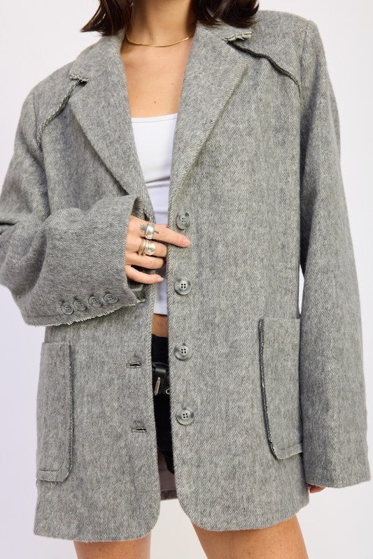 Oversized Jacket - Premium variable from Tooksie - Just $93.99! Shop now at Tooksie