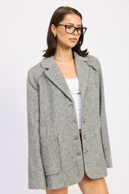 Oversized Jacket - Premium variable from Tooksie - Just $93.99! Shop now at Tooksie