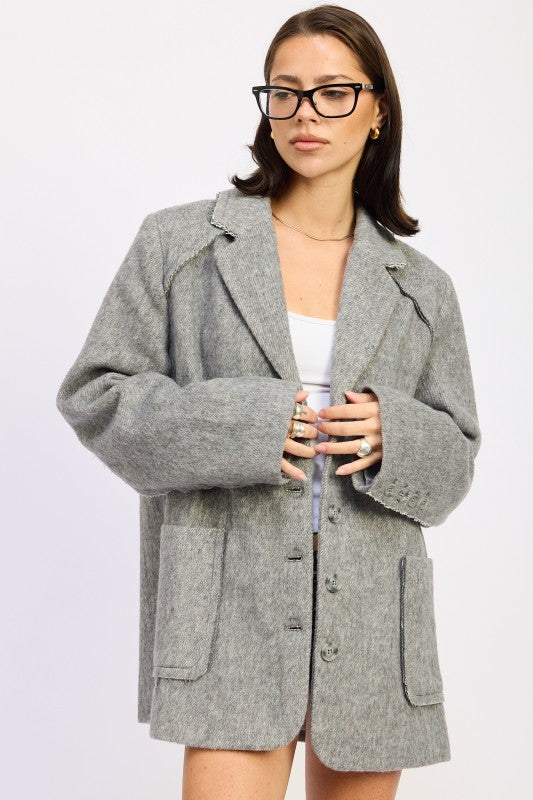 Oversized Jacket - Premium variable from Tooksie - Just $93.99! Shop now at Tooksie