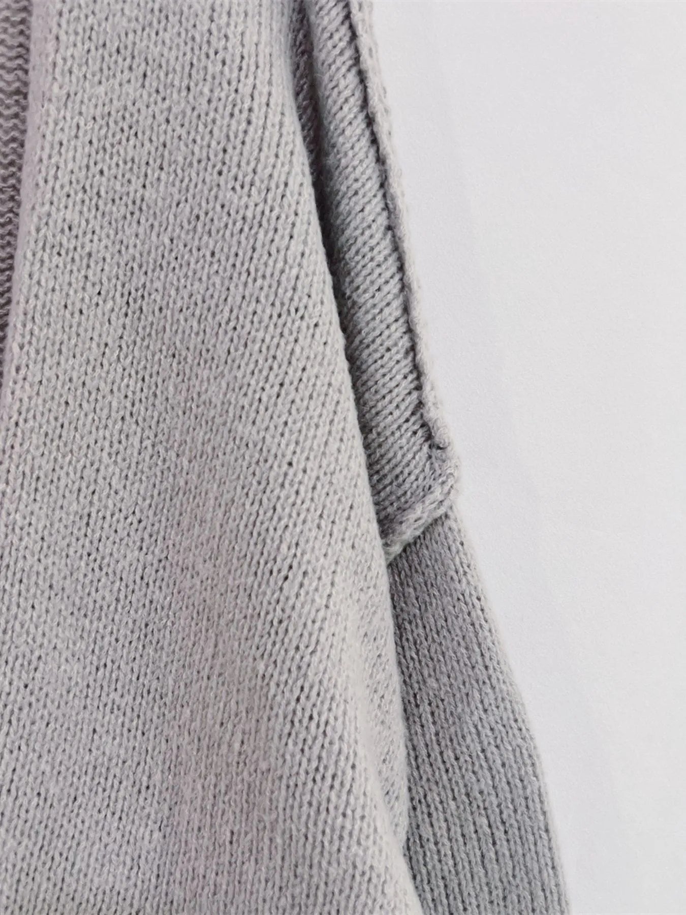 Open Front Dropped Shoulder Cardigan - Premium variable from Tooksie - Just $44.99! Shop now at Tooksie