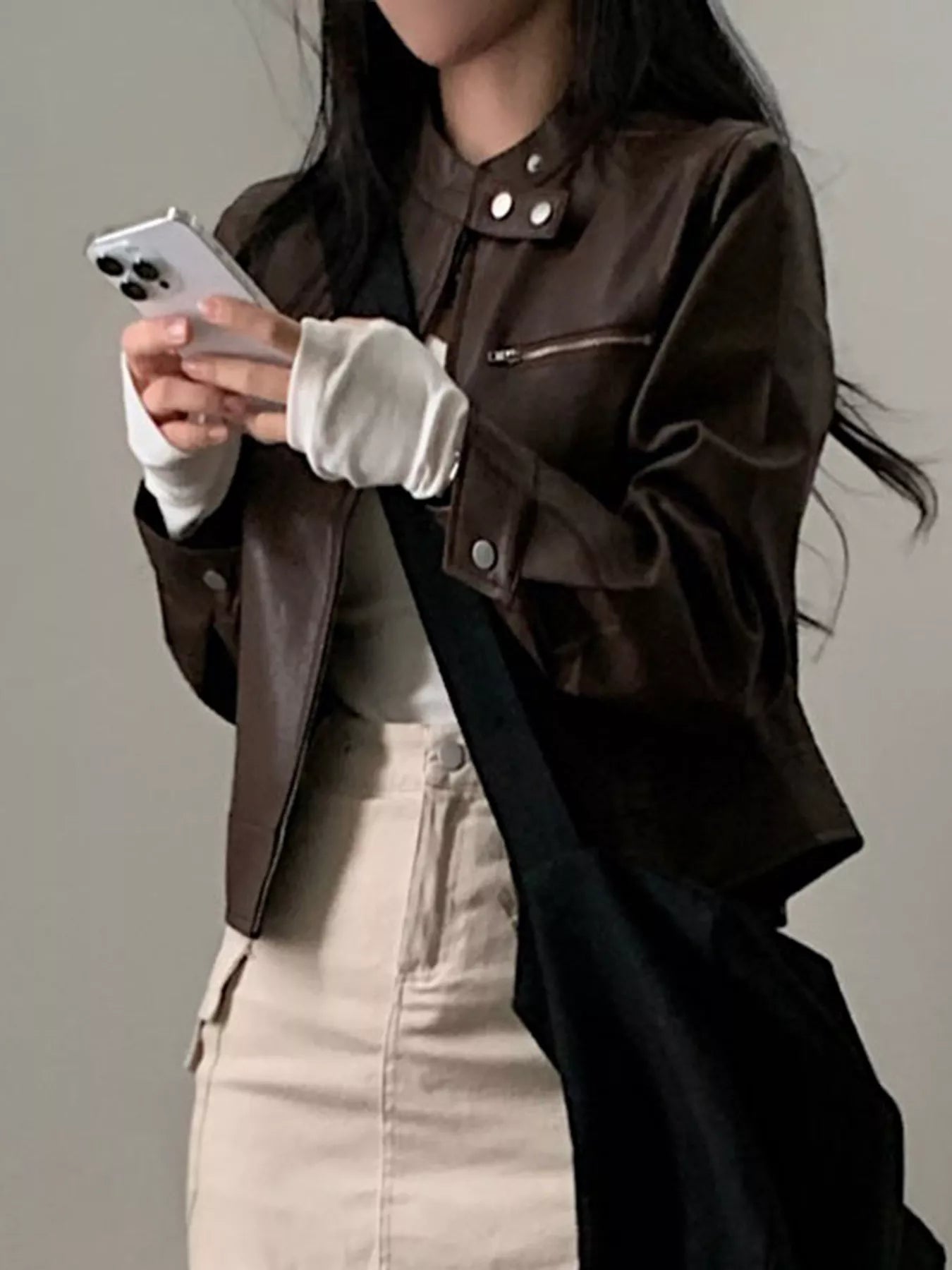 Mocha Edge Jacket - Premium variable from Tooksie - Just $89.99! Shop now at Tooksie