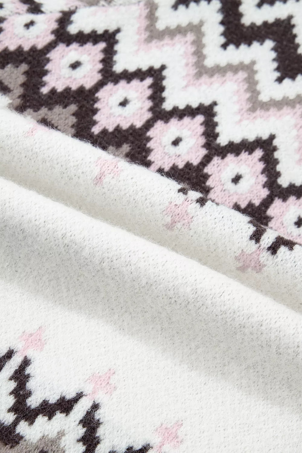 Fair Isle Buttoned Knit Cardigan - Premium variable from Tooksie - Just $58.99! Shop now at Tooksie