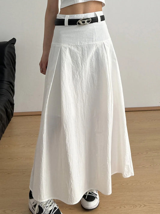 High Waist A-Line Maxi Skirt - Premium variable from Tooksie - Just $54.99! Shop now at Tooksie