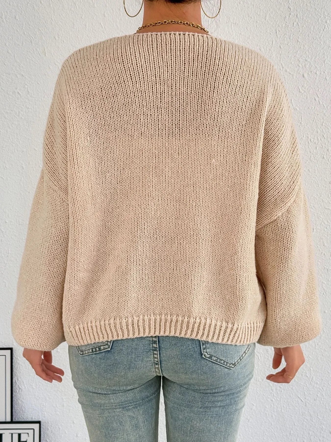 Bow Tie Front Knit Cardigan - Premium variable from Tooksie - Just $42.99! Shop now at Tooksie