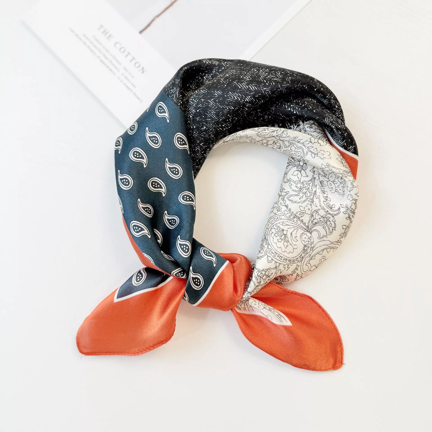 Printed Silk Scarf - Premium variable from Tooksie - Just $18.99! Shop now at Tooksie
