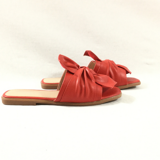 Red Bow Slide Sandals - Premium variable from Tooksie - Just $14.99! Shop now at Tooksie