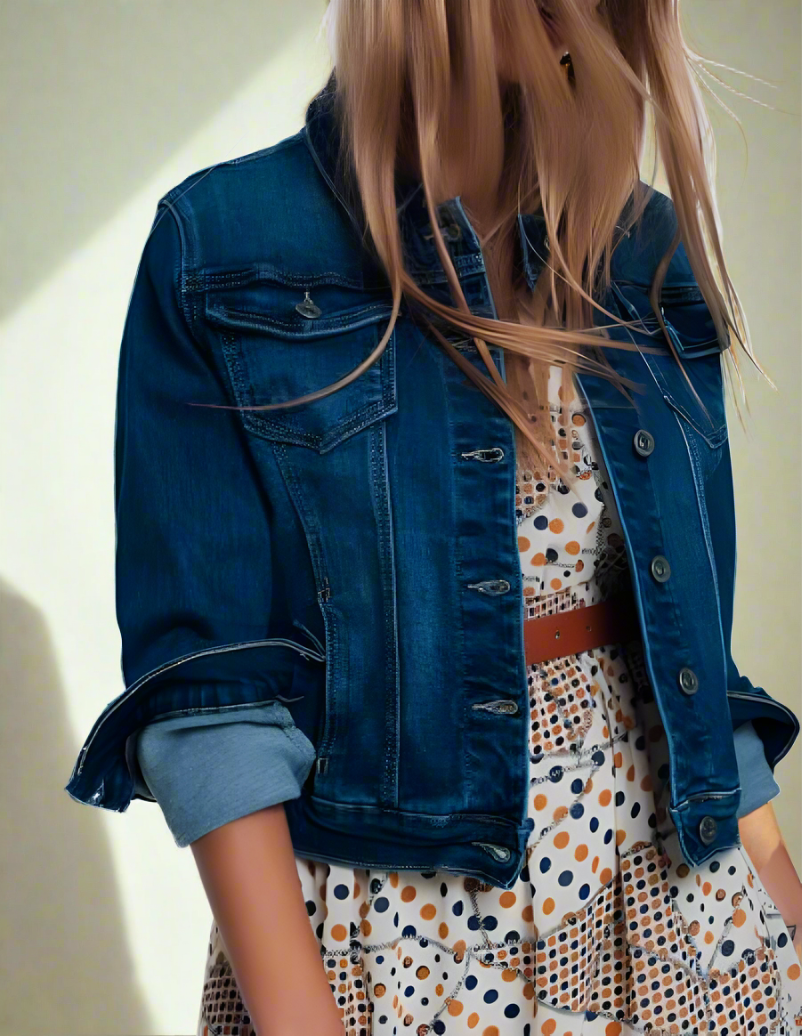 Mid Wash Denim Jacket