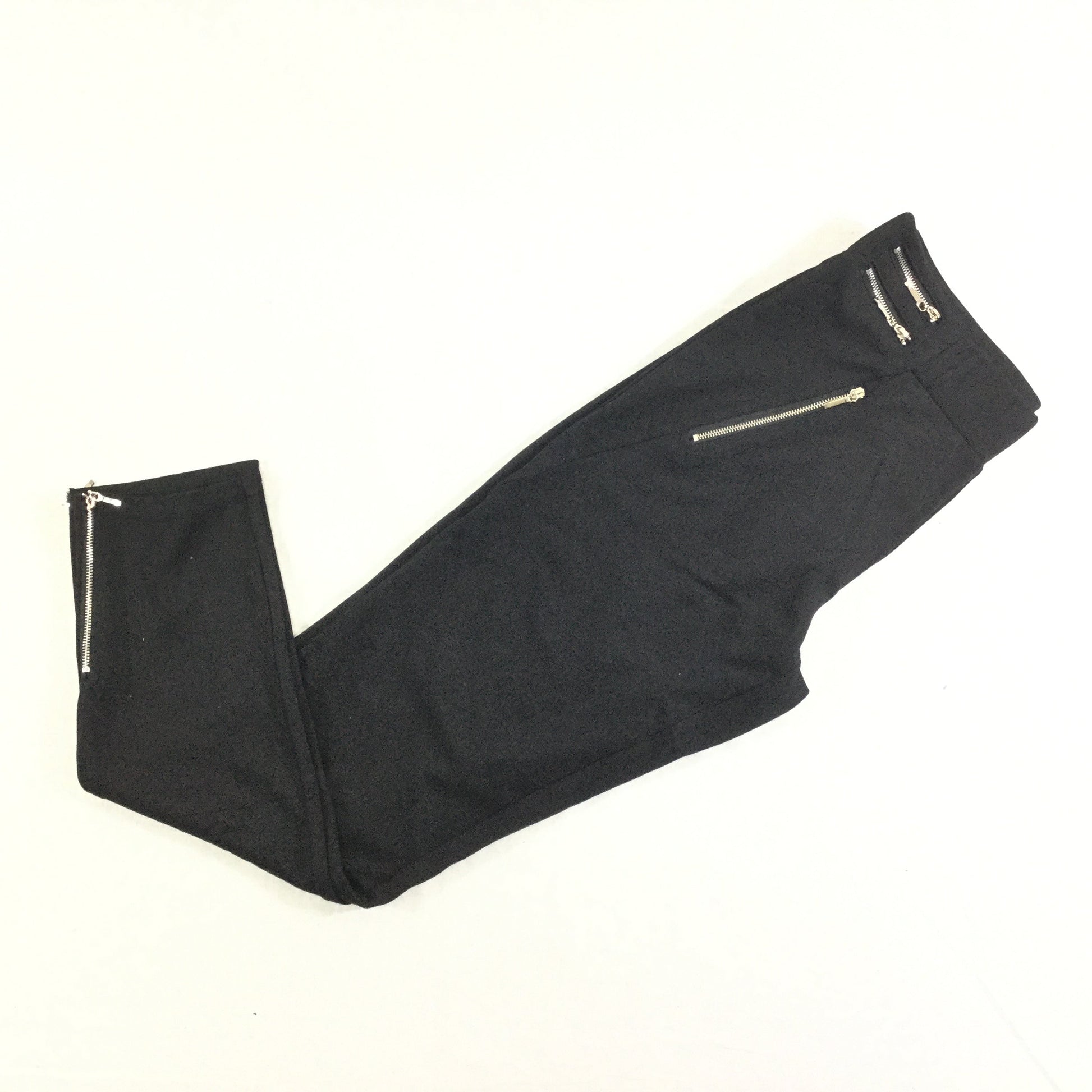 Black Zipped Leggings - Premium variable from Tooksie - Just $19.99! Shop now at Tooksie