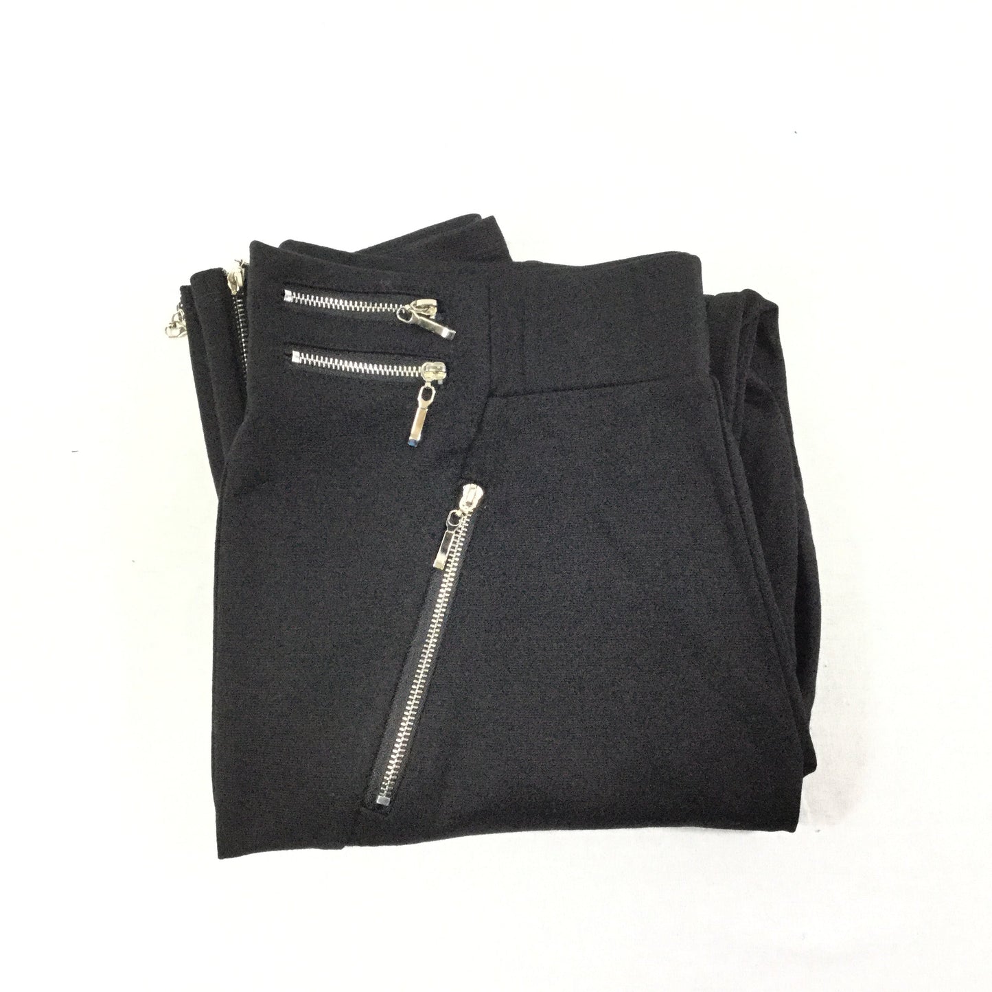 Black Zipped Leggings - Premium variable from Tooksie - Just $19.99! Shop now at Tooksie