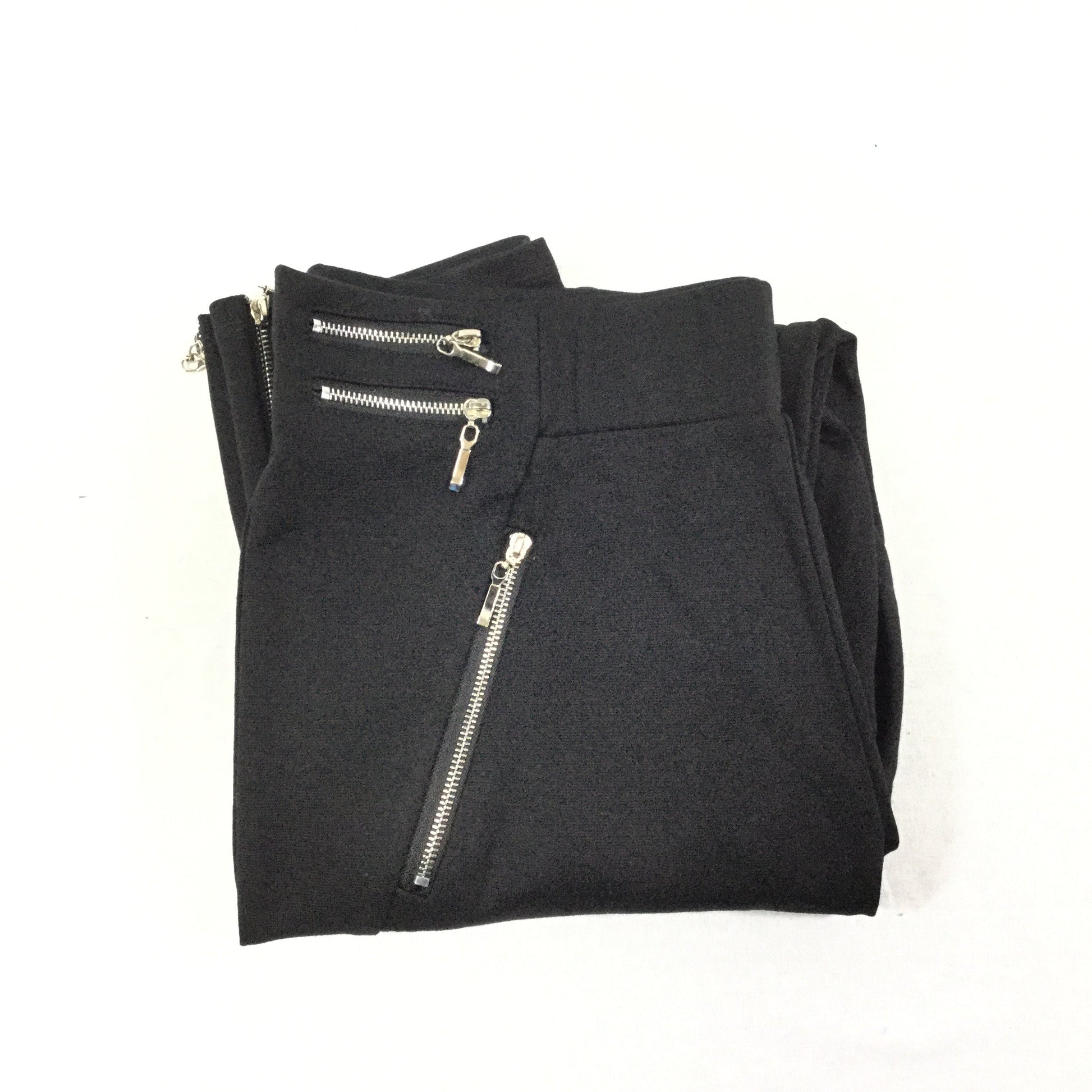 Black Zipped Leggings - Premium variable from Tooksie - Just $19.99! Shop now at Tooksie